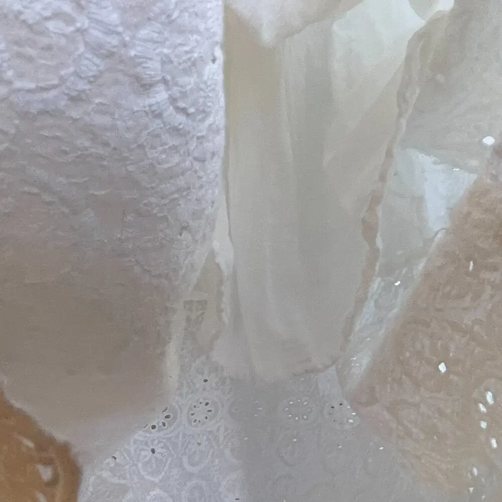 NAOO Nation AK Outfits Boho, Tiered, Off-Shoulder, White Maxi Dress, 1X - Picture 5 of 6